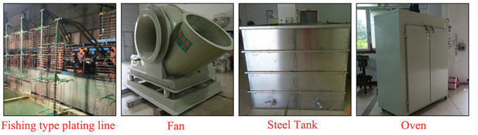 Equipamento fabril de galvanização do chapeamento de metal precioso do manual para os produtos eletrônicos 4 da elevada precisão