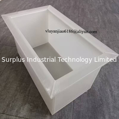 Custom White PP Welded Electroplating Tank for Corrosive Liquids