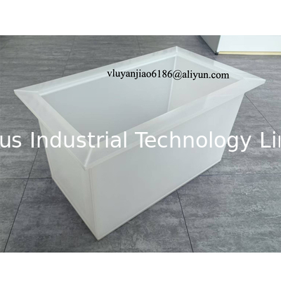 Custom White PP Welded Electroplating Tank for Corrosive Liquids