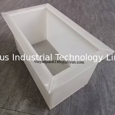 White PP Welded Chemical Storage Tank for Electroplating