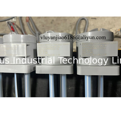 220V 4kw Vertical PTFE Immersion Heater Electric Over The Side Heater For Electroplating Tank