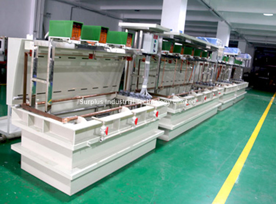 Copper Nickel Chromium Electroplating Plant Equipment Stable Operation
