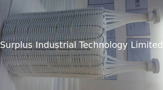 Dia 395*775mm cilindrico em forma de 6 camadas de trocador de calor PTFE para aquecimento a vapor