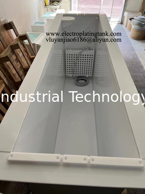 2000*500*1000MM PTFE interno Tanque de Polido Eletromagnético de aço inoxidável externo Com aquecedor de PTFE