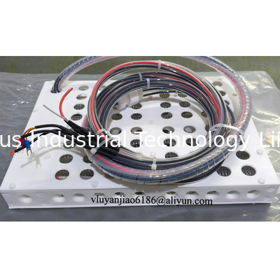 Elemento de aquecimento por imersão tipo J com proteção contra temperatura excessiva em PTFE / PFA 230V 1 fase 3,0KW para limpeza química 15,2x6