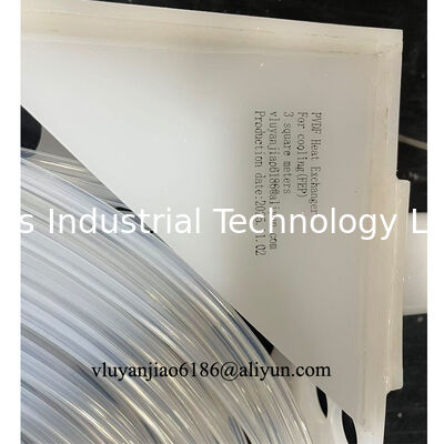 Trocador de calor fluoroplástico PVDF para soluções químicas de aquecimento/resfriamento